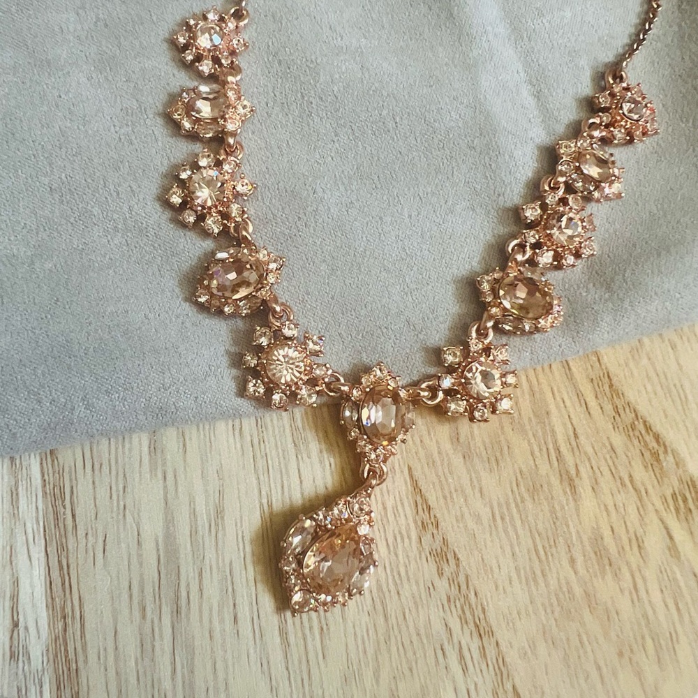 NWT Marchesa Rose Gold Necklace✨ - Picture 4 of 9